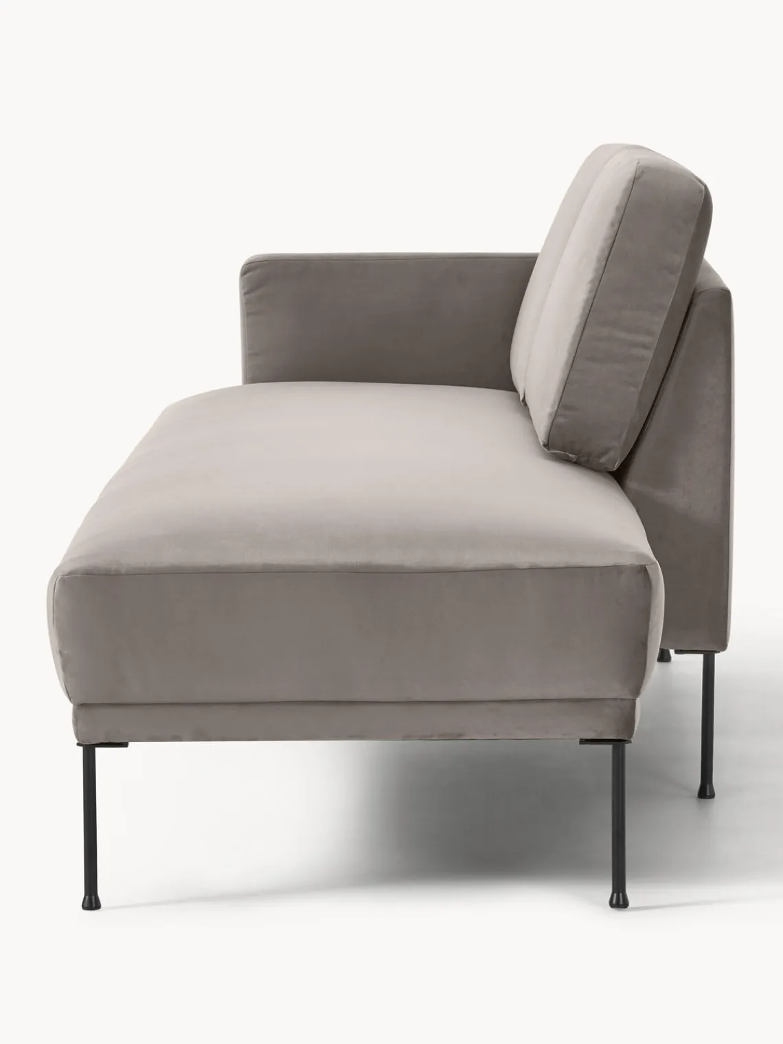 Diván de terciopelo Fluente Sofás