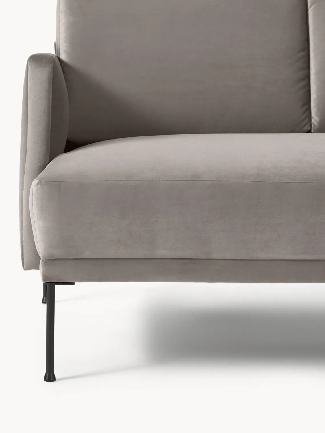 Diván de terciopelo Fluente Sofás