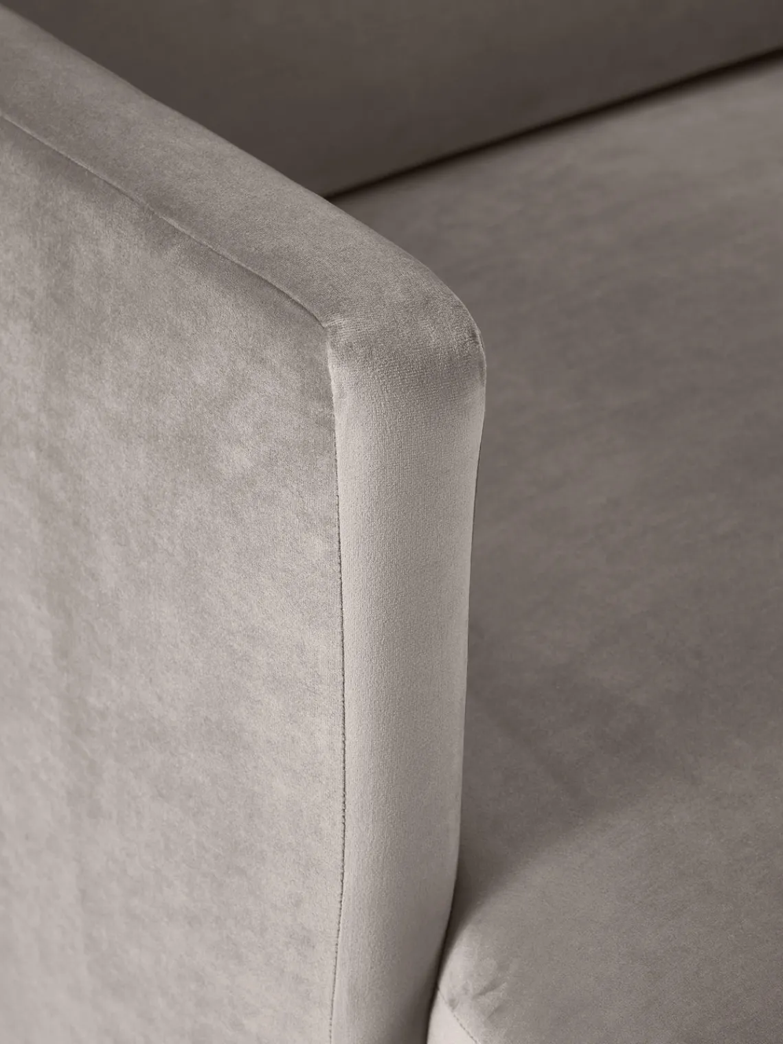 Diván de terciopelo Fluente Sofás