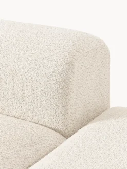 Sale Diván modular de borreguillo bouclé con reposapiés Natalie Sofás