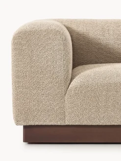 Best Diván modular de borreguillo bouclé con reposapiés Natalie Sofás