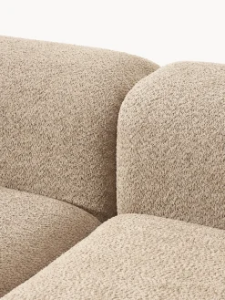 Best Diván modular de borreguillo bouclé con reposapiés Natalie Sofás