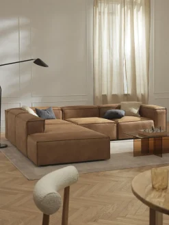 New Diván modular de cuero reciclado Lennon Sofás