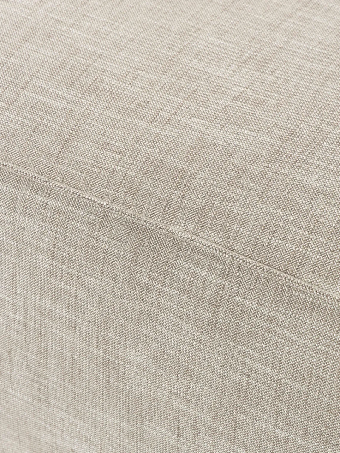 Sofás>Westwing Collection Diván modular de mezcla de lino Lennon Mezcla de lino gris