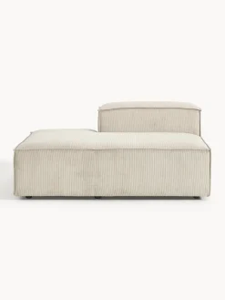 Sofás>Westwing Collection Diván modular de pana Lennon Pana beige claro