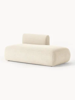 Sofás></noscript>Westwing Collection Diván modular en tejido bouclé Sofia Bouclé beige claro
