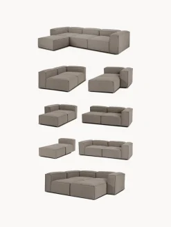 Diván modular en tejido bouclé Lennon Sofás