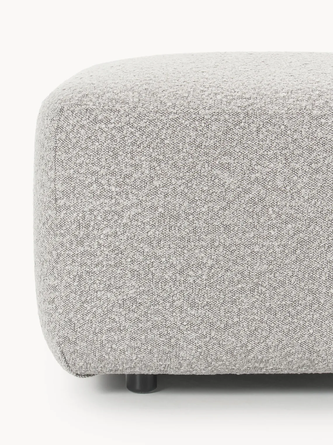 Sofás>Westwing Collection Diván modular en tejido bouclé Anton Bouclé taupe