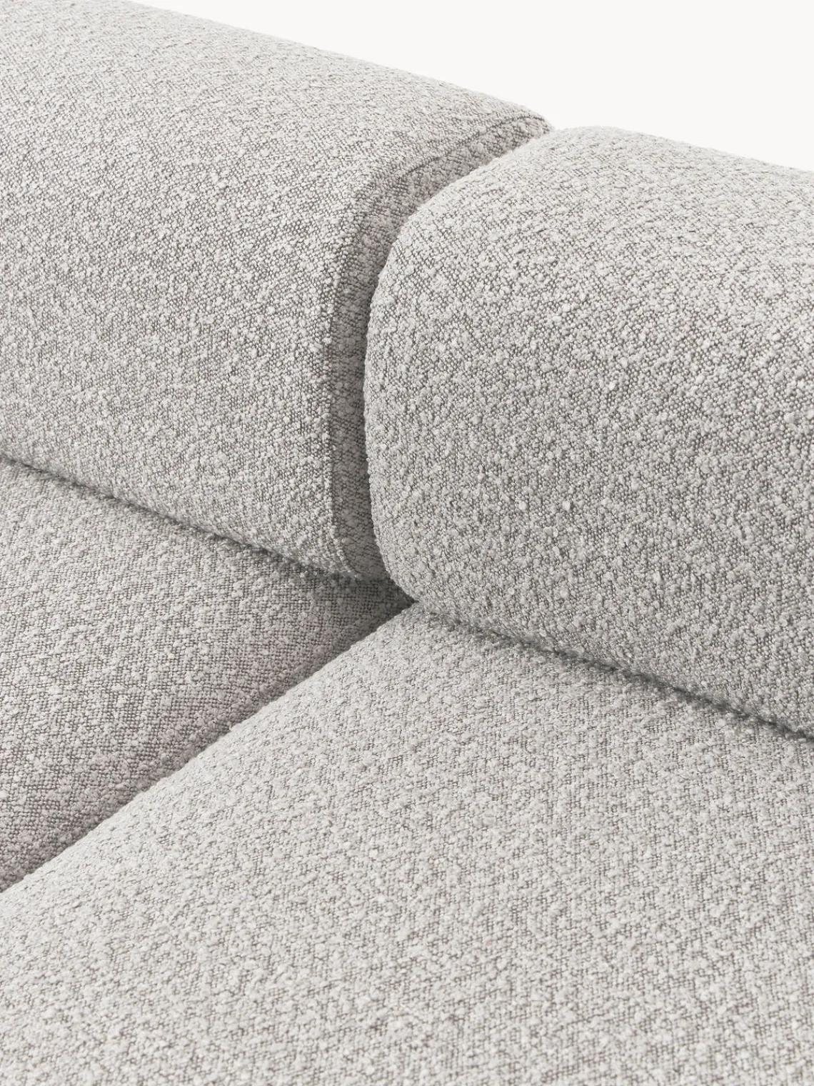 Sofás>Westwing Collection Diván modular en tejido bouclé Anton Bouclé taupe