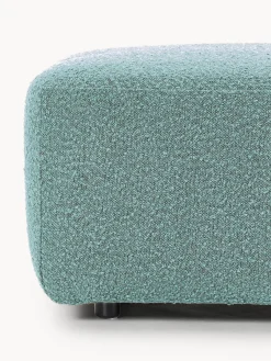 Sofás></noscript>Westwing Collection Diván modular en tejido bouclé Anton Bouclé verde turquesa