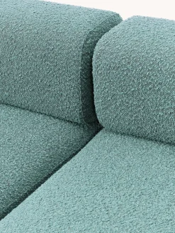 Sofás></noscript>Westwing Collection Diván modular en tejido bouclé Anton Bouclé verde turquesa