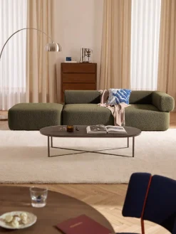 Hot Diván modular en tejido bouclé Anton Sofás