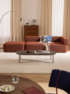 Online Diván modular en tejido bouclé Anton Sofás