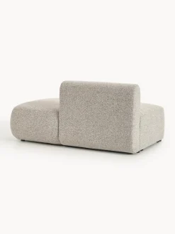 Sofás></noscript>Westwing Collection Diván modular en tejido bouclé Sofia Bouclé jaspeado, beige
