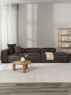 Best Diván modular grande de cuero reciclado Lennon Sofás