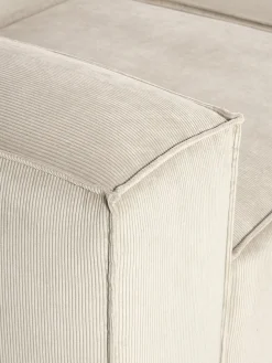 Diván modular grande de pana Lennon Sofás