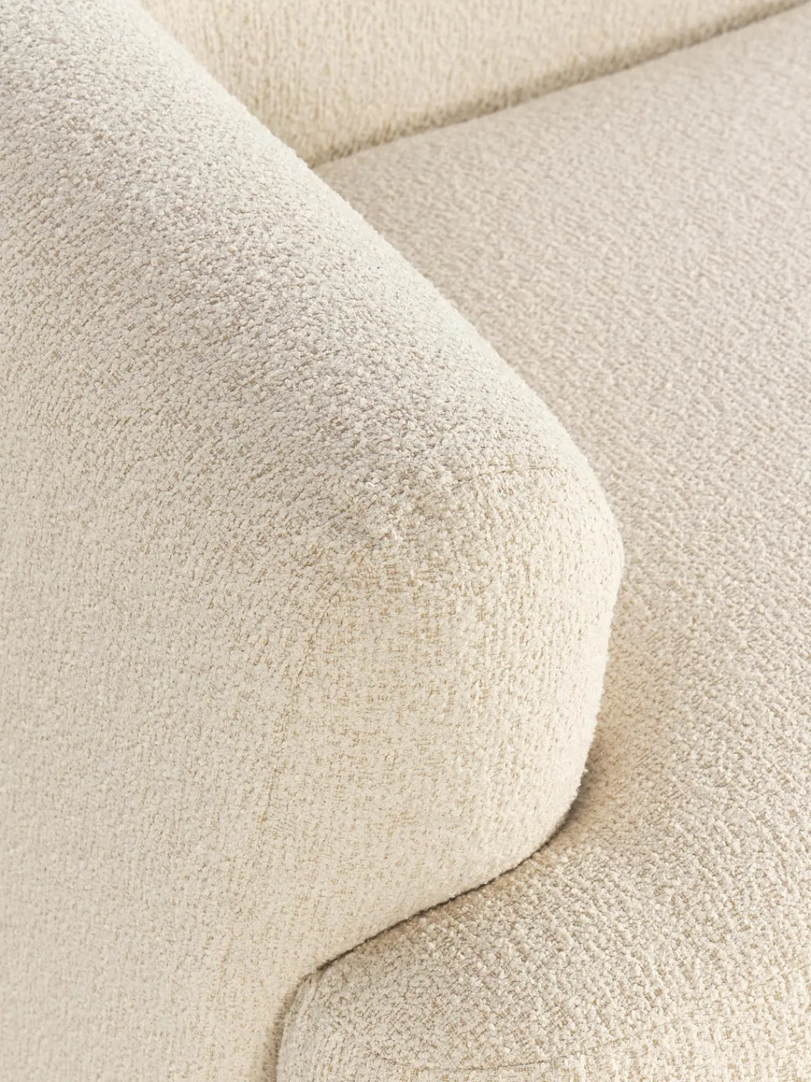 Online Diván modular grande en tejido bouclé Sofia Sofás