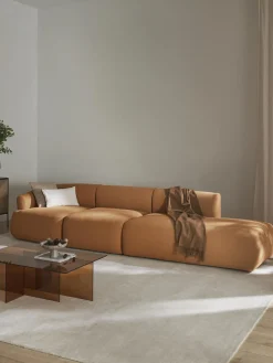 Sale Diván modular grande en tejido bouclé Sofia Sofás