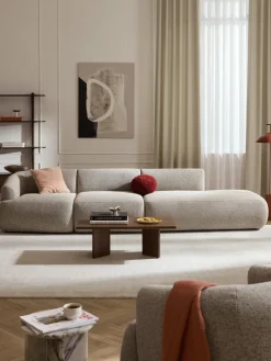 Best Diván modular grande en tejido bouclé Sofia Sofás