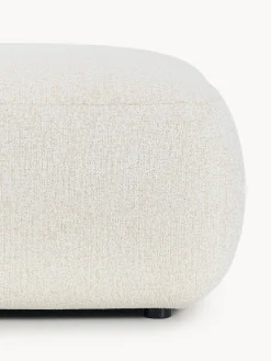 Sofás></noscript>Westwing Collection Diván modular grande en tejido bouclé Sofia Bouclé jaspeado, blanco crema