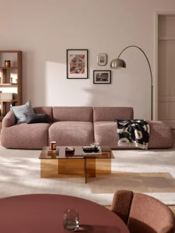 New Diván modular grande en tejido bouclé Sofia Sofás