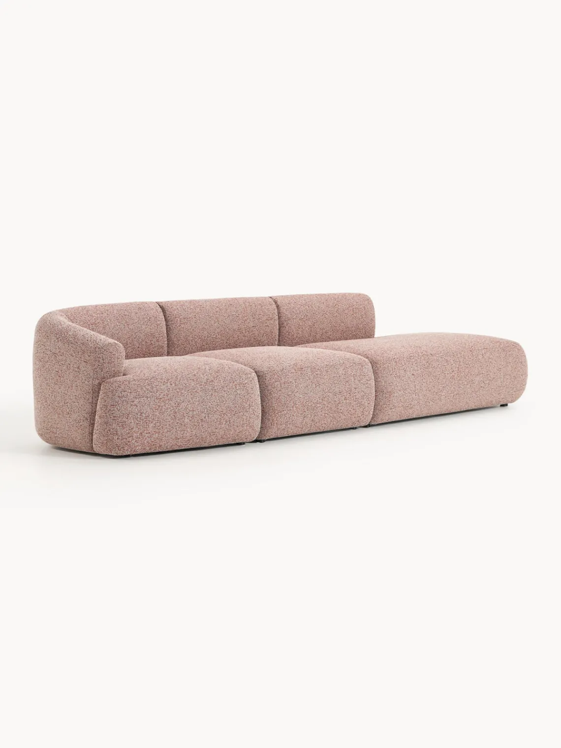 New Diván modular grande en tejido bouclé Sofia Sofás
