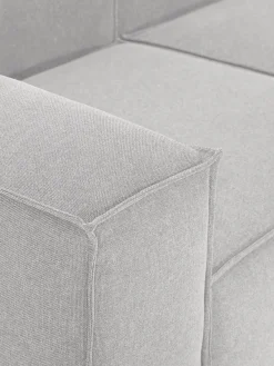 Sofás></noscript>Westwing Collection Diván modular grande Lennon Tejido gris