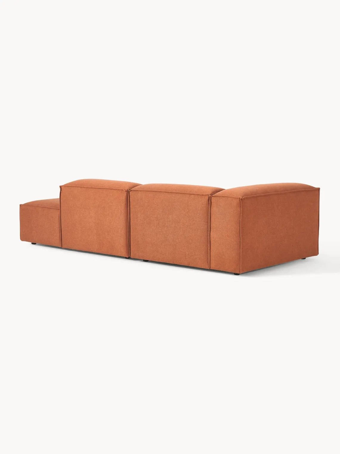 Sofás>Westwing Collection Diván modular Lennon Tejido terracota