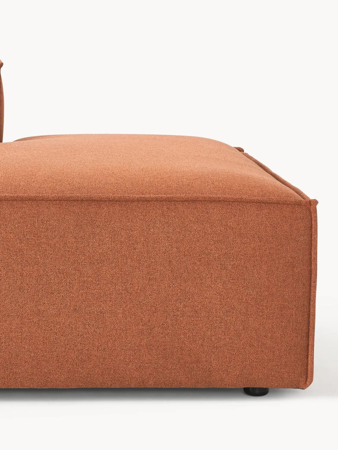 Sofás>Westwing Collection Diván modular Lennon Tejido terracota