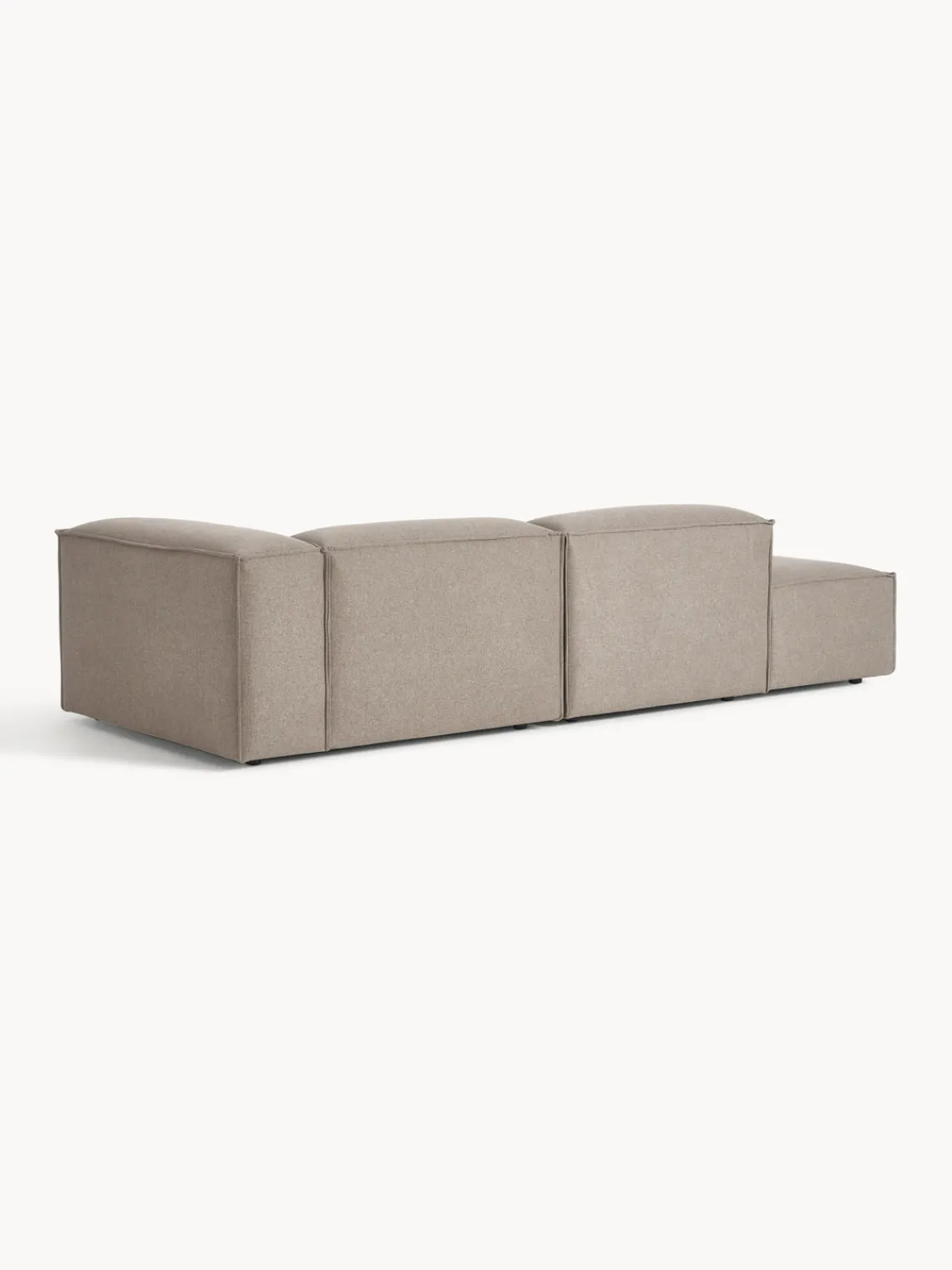 Sofás>Westwing Collection Diván modular Lennon Tejido taupe