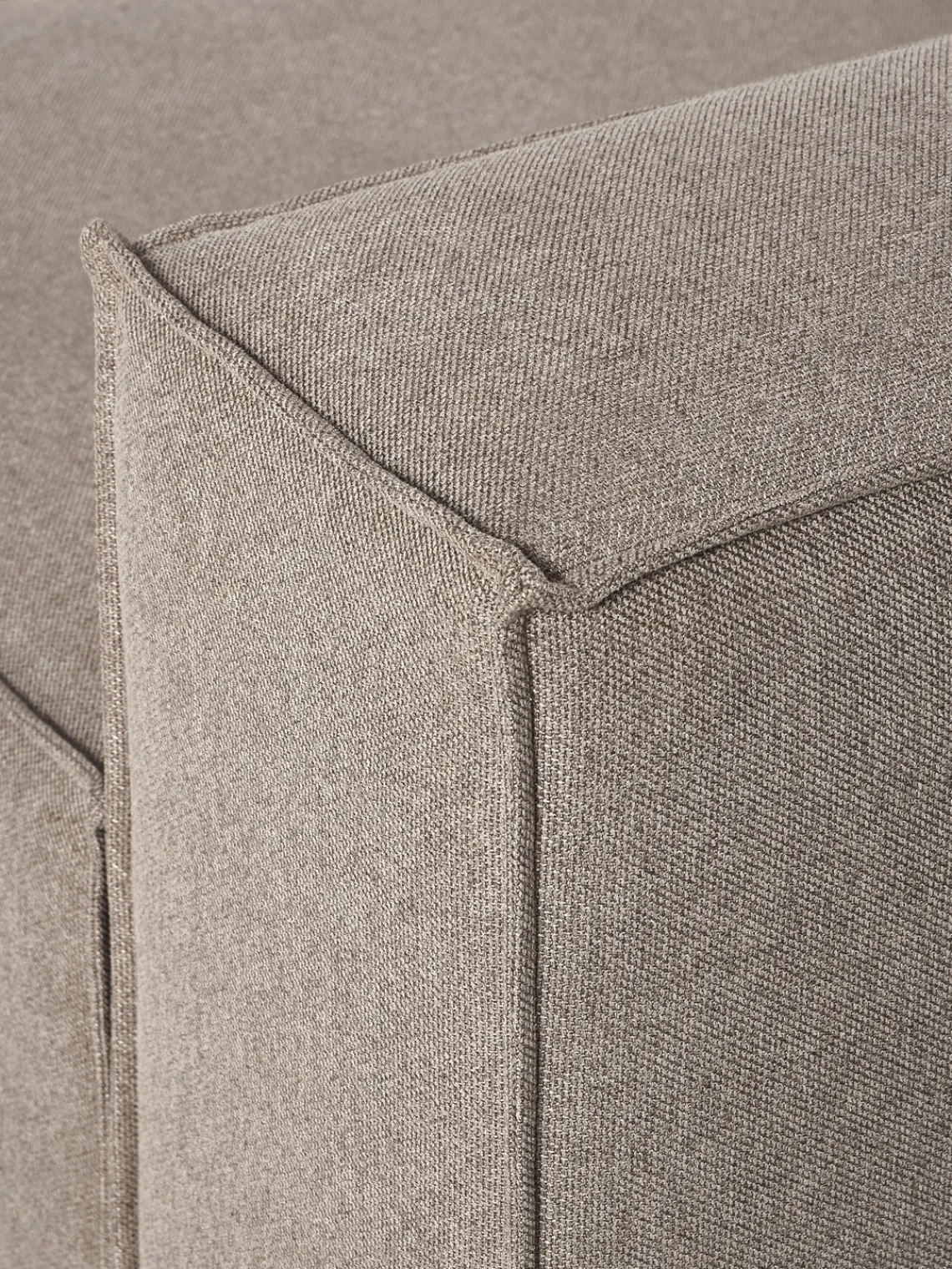 Sofás>Westwing Collection Diván modular Lennon Tejido taupe