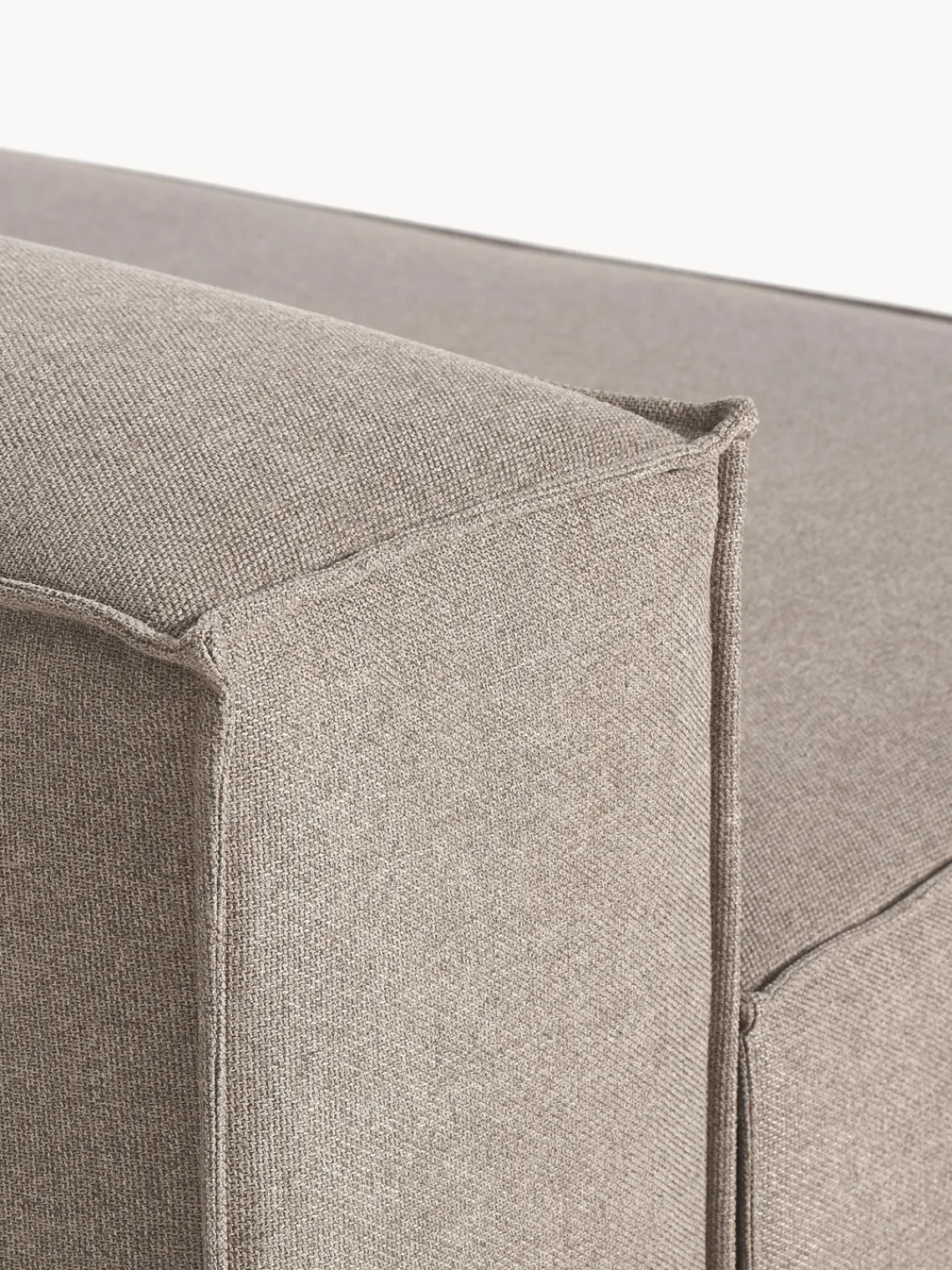 Sofás>Westwing Collection Diván modular Lennon Tejido taupe