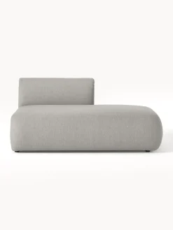 Sofás>Westwing Collection Diván modular Sofia Tejido grueso gris