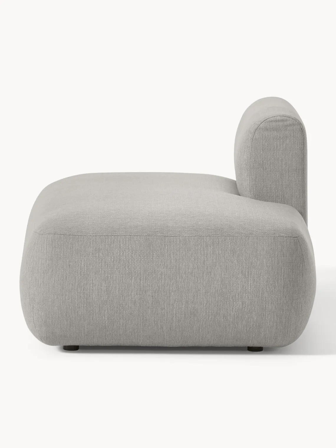 Sofás>Westwing Collection Diván modular Sofia Tejido grueso gris