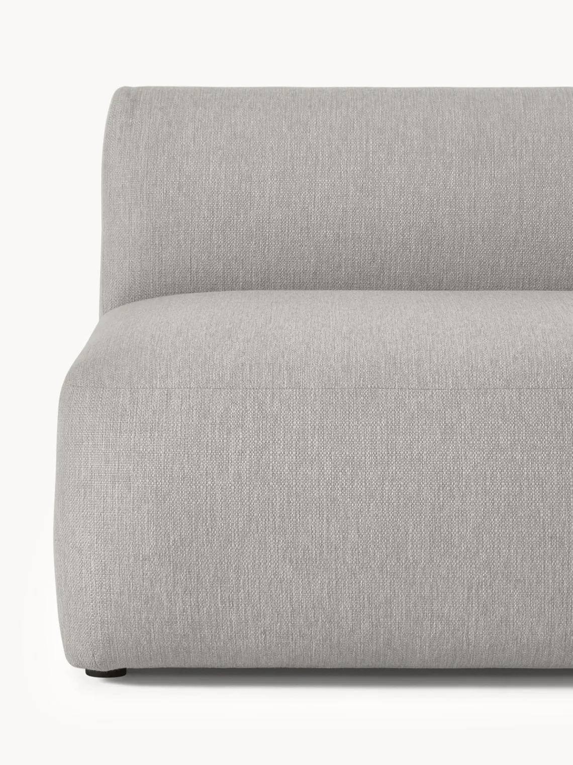 Sofás>Westwing Collection Diván modular Sofia Tejido grueso gris