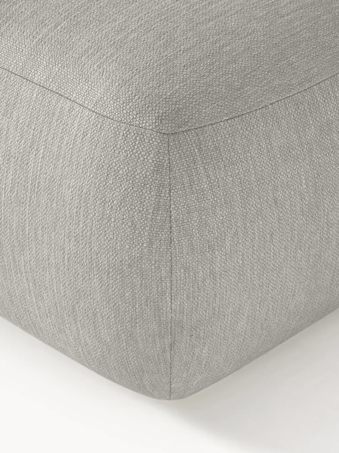 Sofás>Westwing Collection Diván modular Sofia Tejido grueso gris