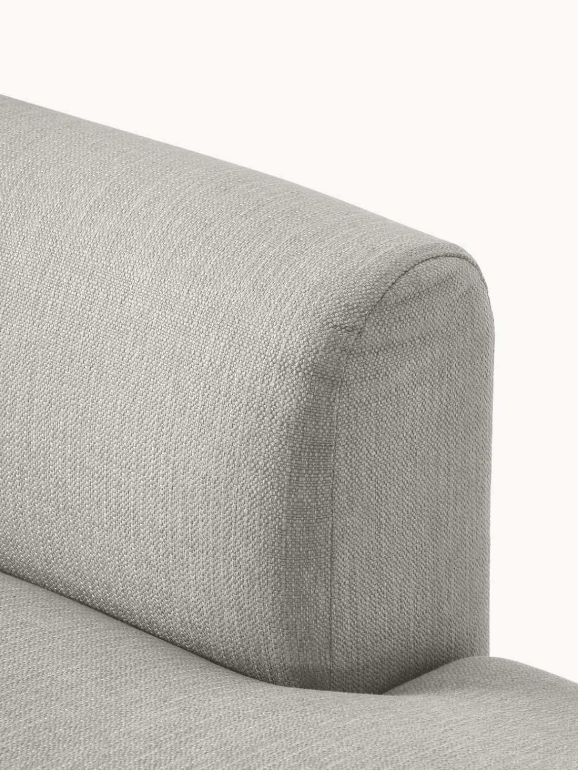 Sofás>Westwing Collection Diván modular Sofia Tejido grueso gris