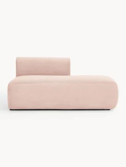 Sofás>Westwing Collection Diván modular Sofia Terciopelo melocotón