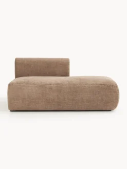 Sofás>Westwing Collection Diván modular Sofia Terciopelo marrón