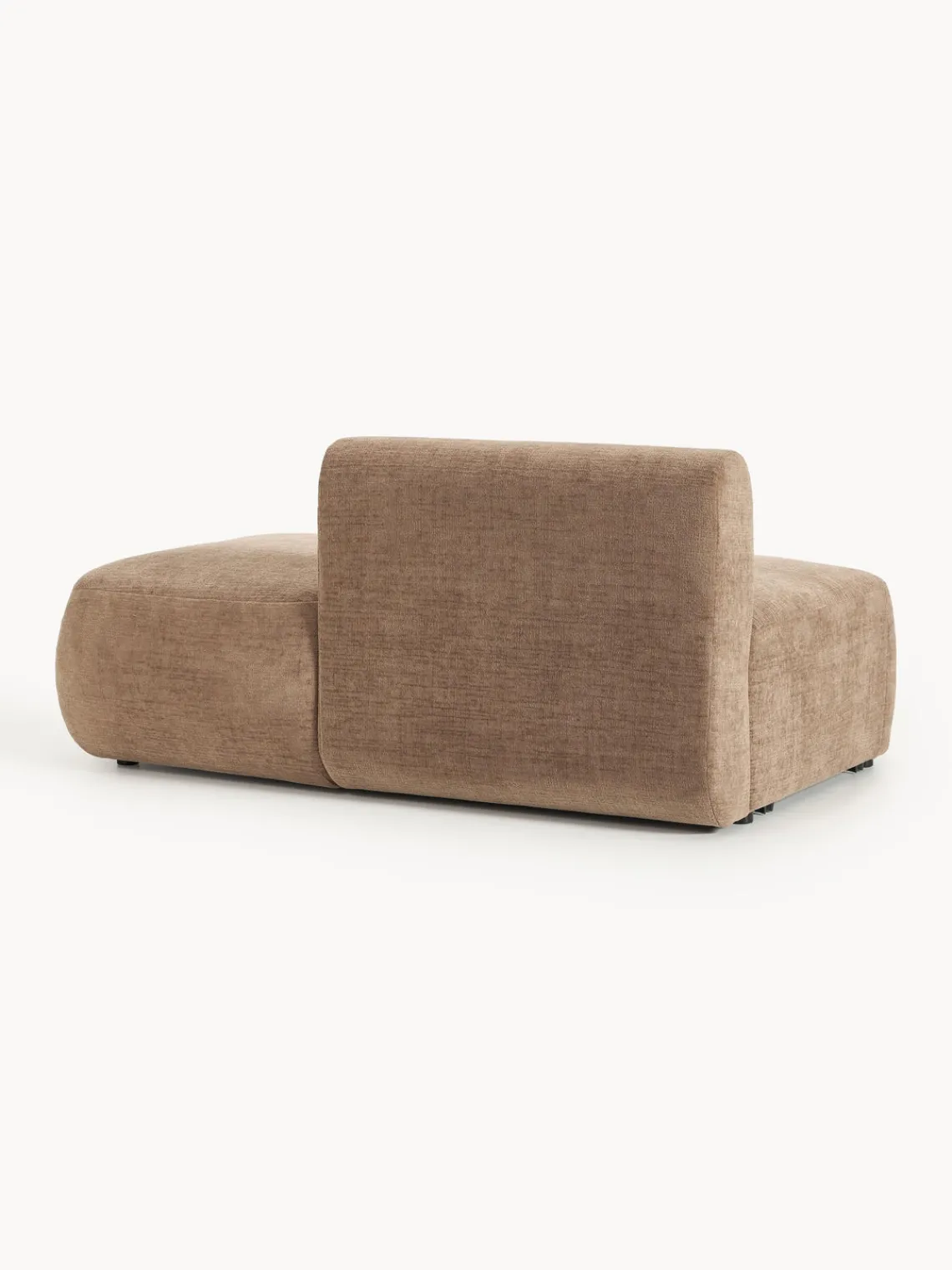 Sofás>Westwing Collection Diván modular Sofia Terciopelo marrón