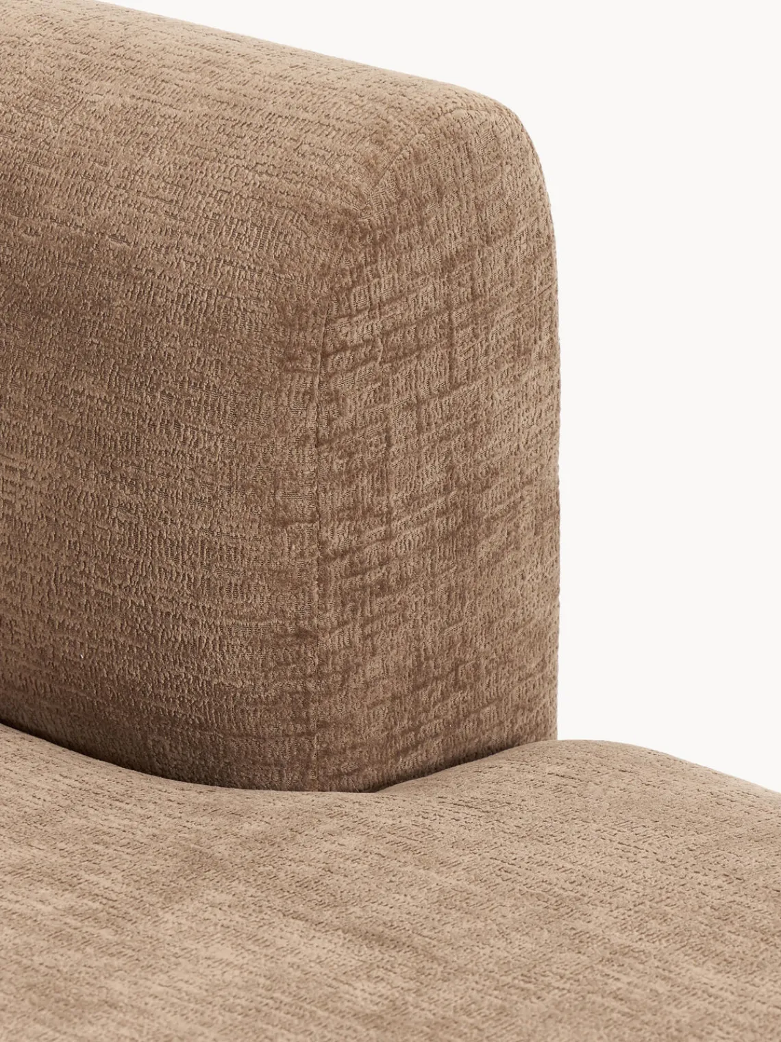 Sofás>Westwing Collection Diván modular Sofia Terciopelo marrón