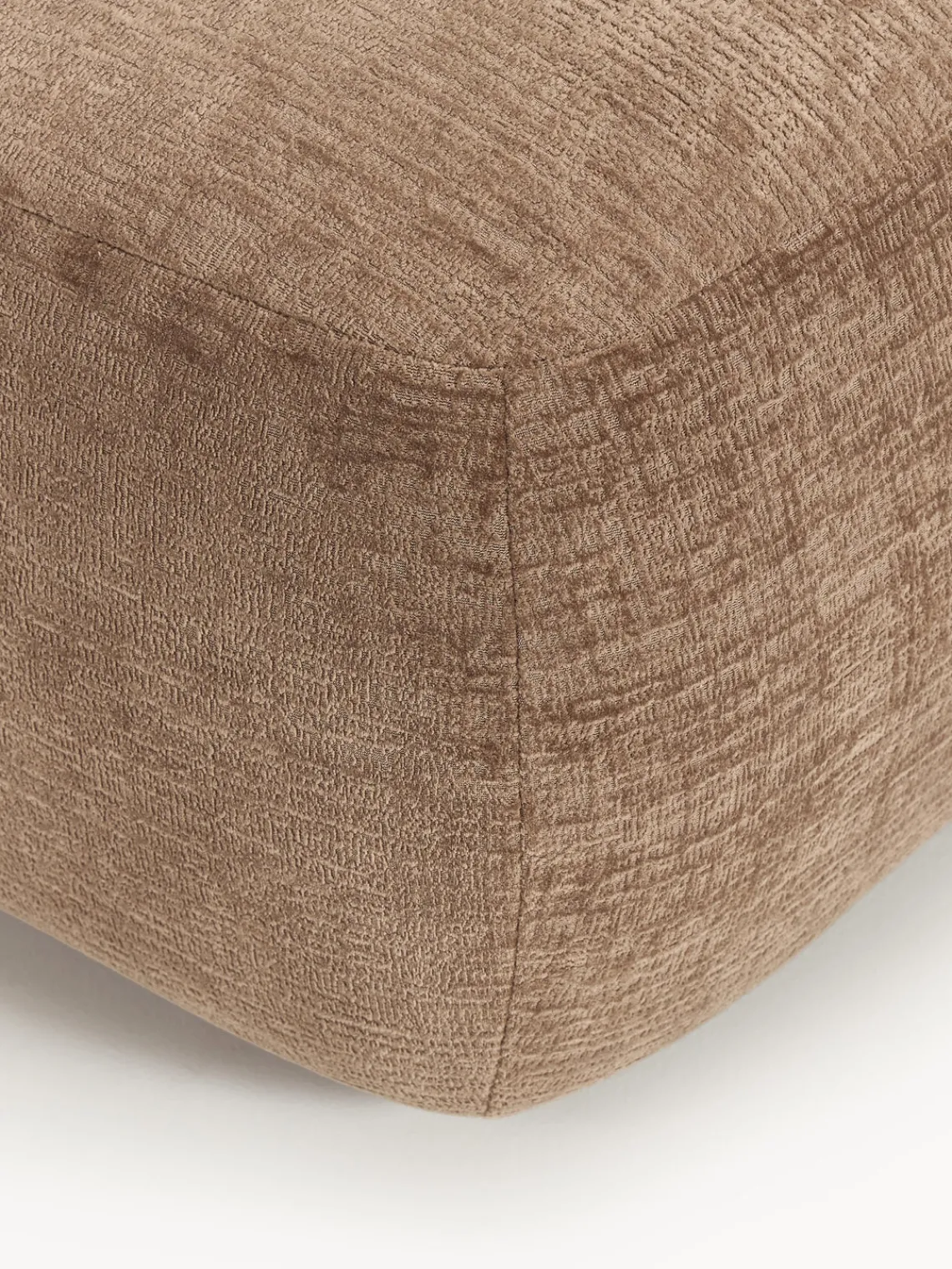 Sofás>Westwing Collection Diván modular Sofia Terciopelo marrón