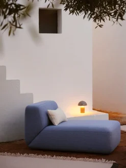 Sofás De Exterior|Sofás De Exterior>Westwing Collection Diván para exterior Naomi Azul claro