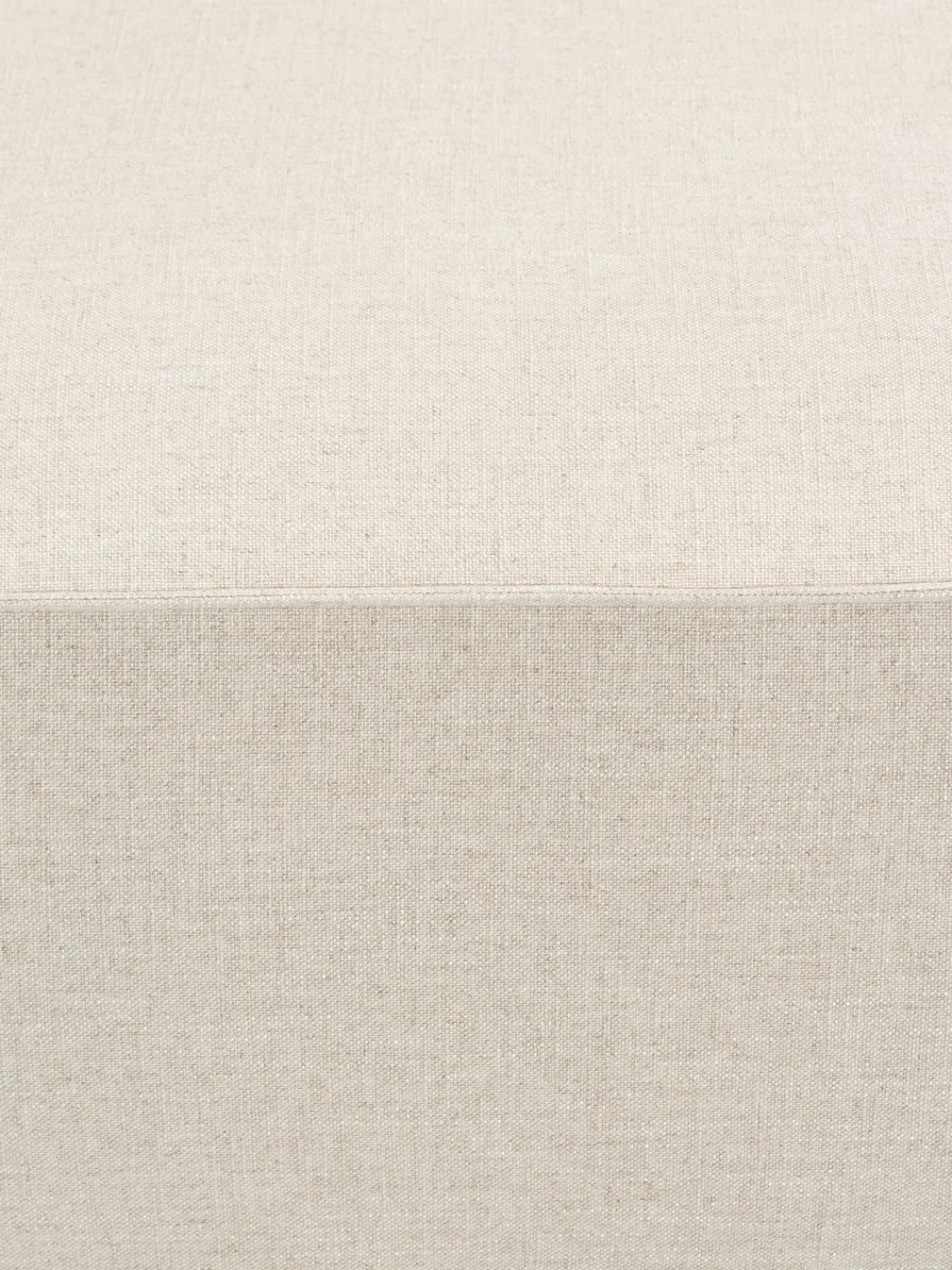 Sofás>Westwing Collection Diván rinconero modular de mezcla de lino Lennon Mezcla de lino beige