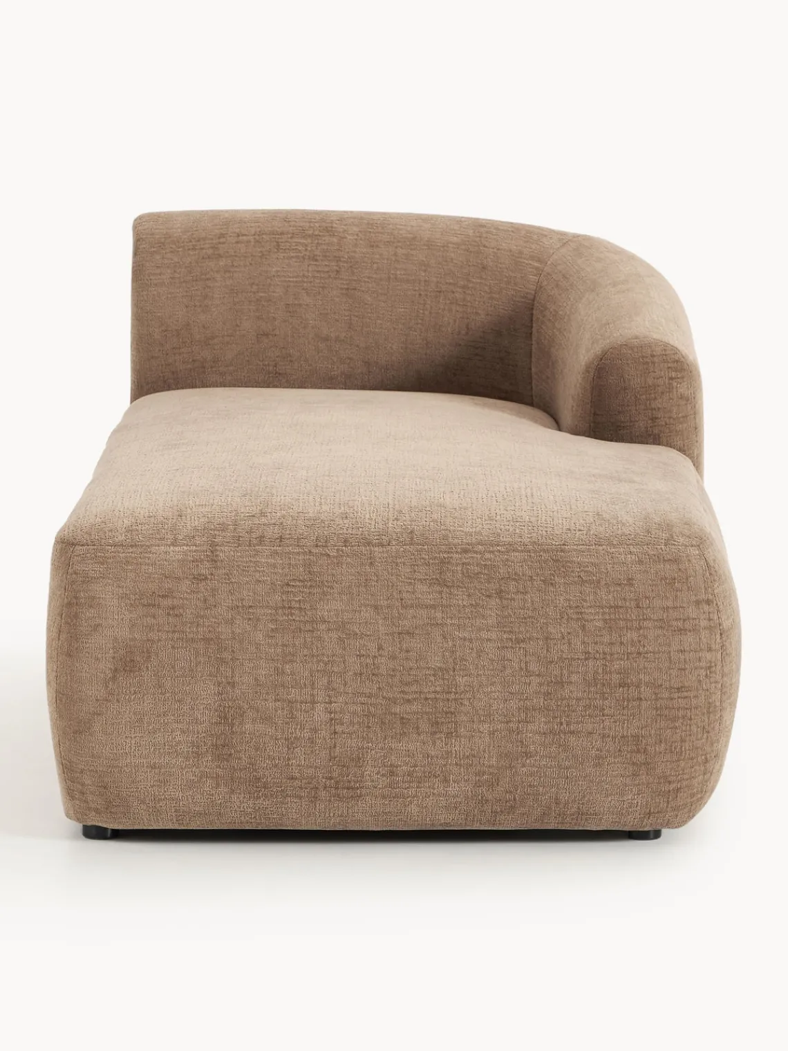 Sofás>Westwing Collection Diván rinconero Sofia Terciopelo marrón