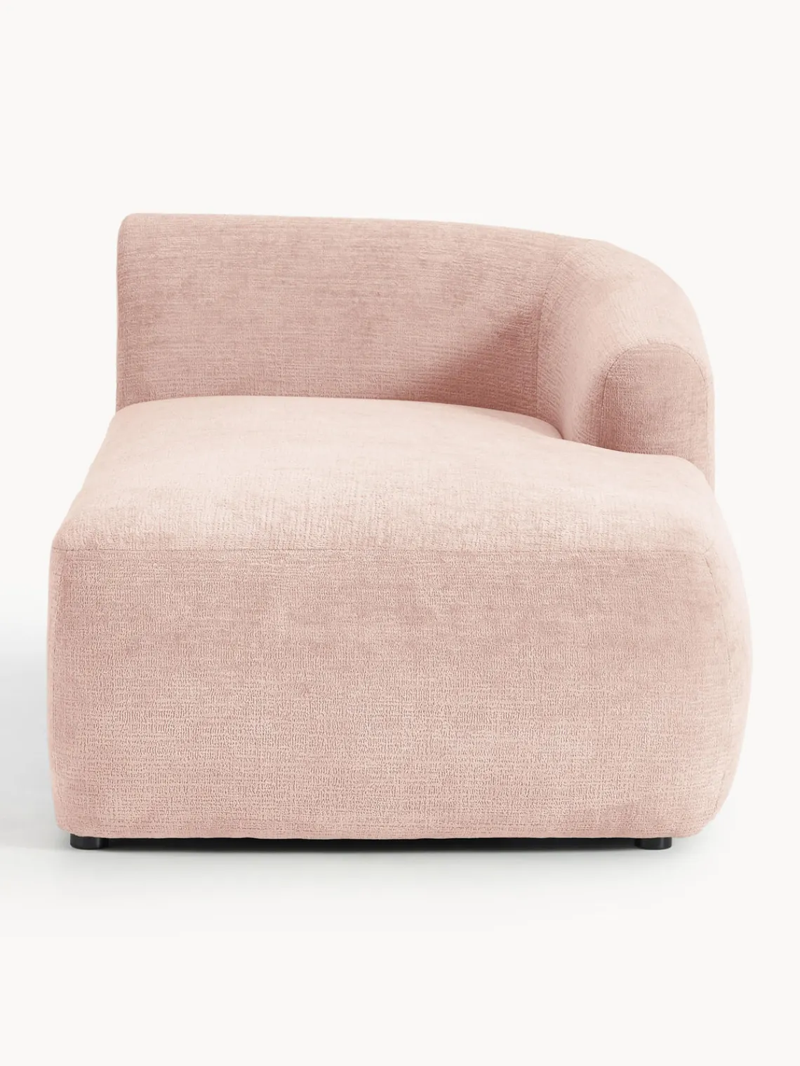 Sofás>Westwing Collection Diván rinconero Sofia Terciopelo melocotón