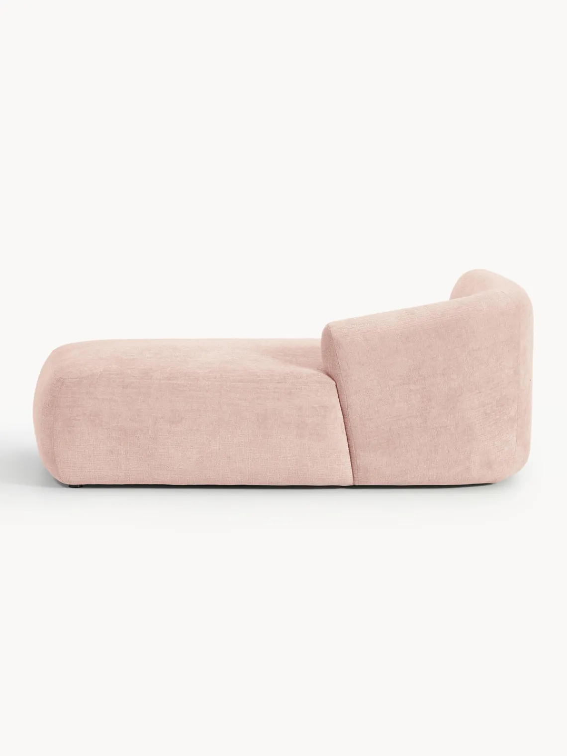 Sofás>Westwing Collection Diván rinconero Sofia Terciopelo melocotón