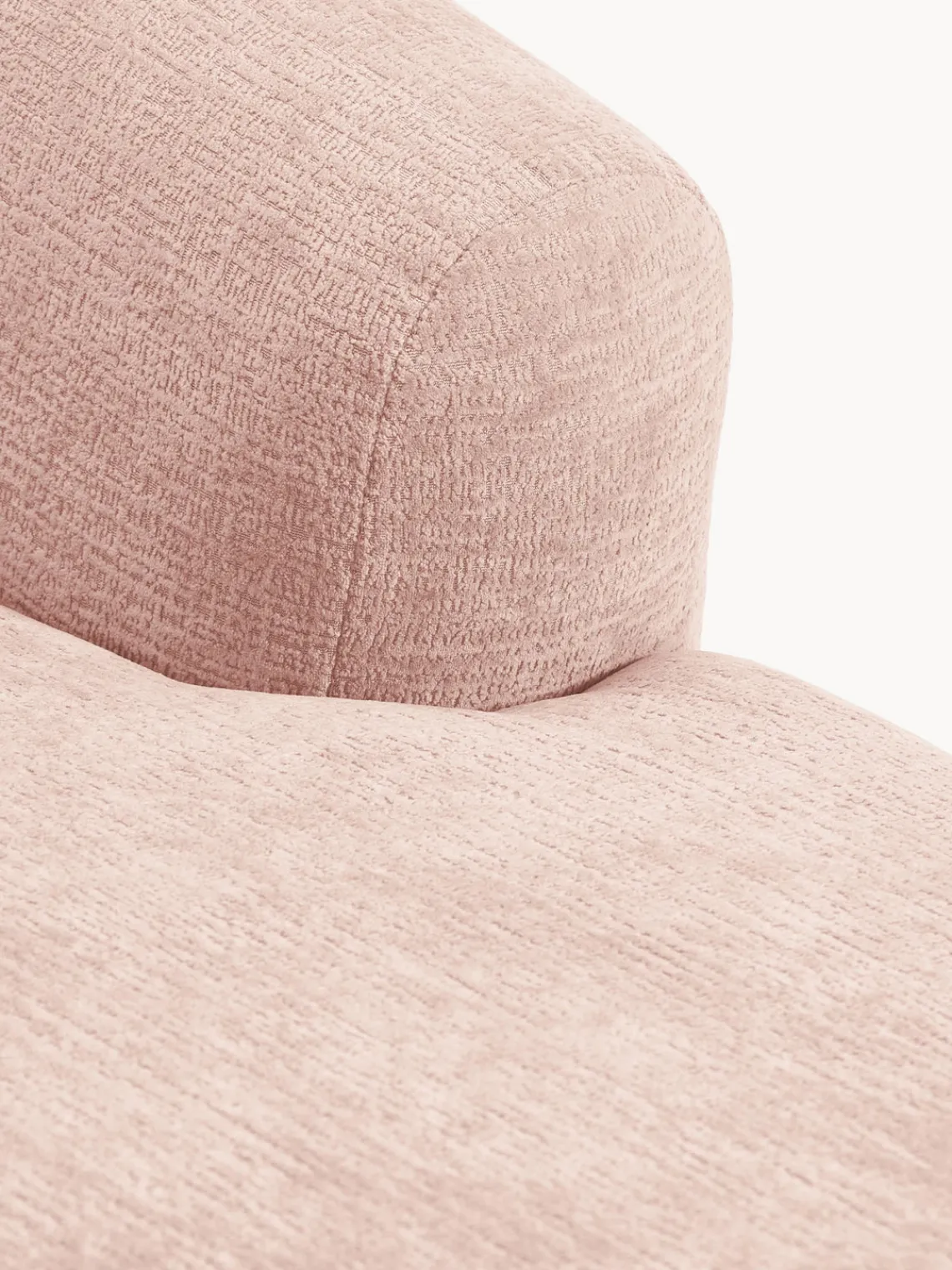 Sofás>Westwing Collection Diván rinconero Sofia Terciopelo melocotón