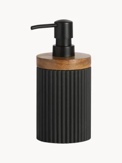Best Dosificador de jabón con adorno de madera Laura Dispensador De Jabón Y Jaboneras|Jarrones