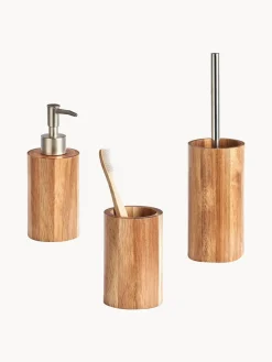 Discount Dosificador de jabón de madera de acacia Wood Dispensador De Jabón Y Jaboneras|Dispensadores De Jabón Y Jaboneras